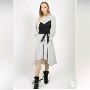 AOC Absence of Colour Gillian Checkered Shirt Dress M